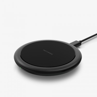 15W Universal Fast Charging Pad With CE ROHS FCC PSE Over Temperature Protection LED Light QI Wireless Charger