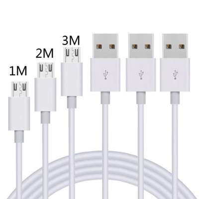 Custom Pvc USB Cable Charger Usb Data Line 2.4A Fast Charging TYPE-C Micro USB Cable Charging Cord For Iphone Charger